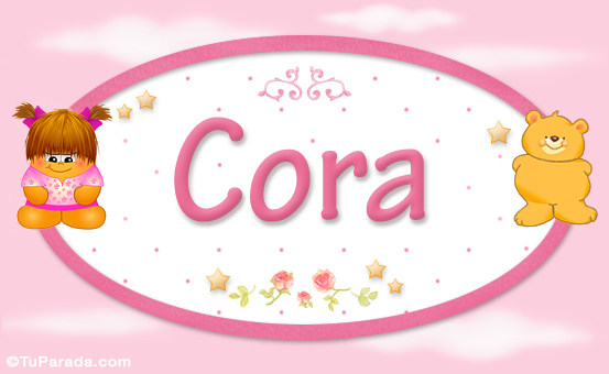 Nombre Cora - Con personajes, Imagen Significado de Cora - Con personajes