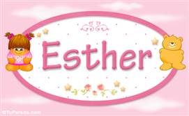 Esther - Nombre para bebé