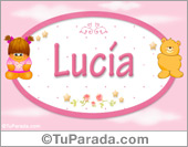 Nombre Nombre para bebé, Lucía