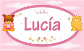 Lucía - Nombre para bebé