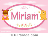 Nombre Nombre para bebé, Miriam