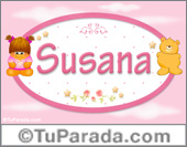 Nombre Nombre para bebé, Susana.