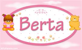 Berta - Nombre para bebé