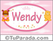 Wendy - Nombre para bebé