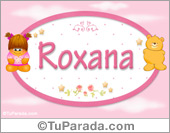 Nombre Nombre para bebé, Roxana
