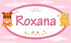 Roxana - Nombre para bebé