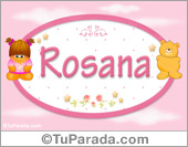 Nombre Nombre para bebé, Rosana