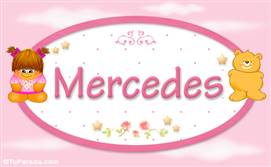 Mercedes - Nombre para bebé