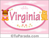 Nombre Nombre para bebé, Virginia.