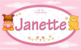 Janette - Nombre para bebé