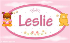 Leslie - Nombre para bebé