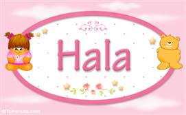 Hala - Nombre para bebé