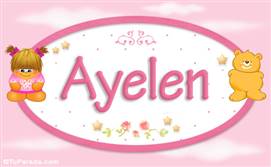 Ayelen - Nombre para bebé