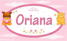 Oriana - Nombre para bebé