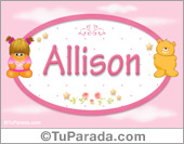 Allison - Nombre para bebé