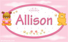 Allison - Nombre para bebé