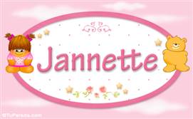 Jannette - Nombre para bebé