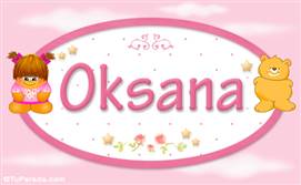 Oksana - Nombre para bebé