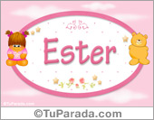 Nombre Nombre para bebé, Ester