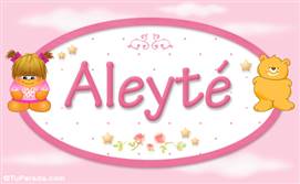 Aleyté - Nombre para bebé