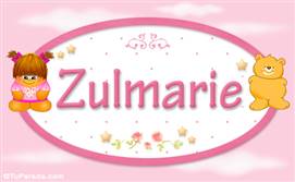 Zulmarie - Nombre para bebé