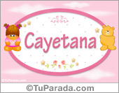 Nombre Nombre para bebé, Cayetana