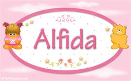 Alfida - Nombre para bebé