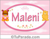 Nombre Nombre para bebé, Maleni