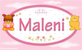 Maleni - Nombre para bebé