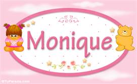 Monique - Nombre para bebé