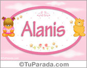 Alanis - Nombre para bebé