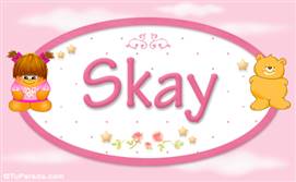 Skay - Nombre para bebé