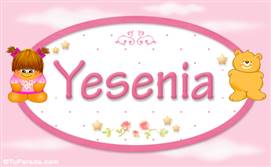 Yesenia - Nombre para bebé