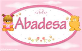 Abadesa - Nombre para bebé