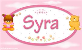 Syra - Nombre para bebé