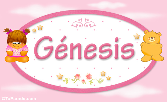 Génesis - Nombre para bebé