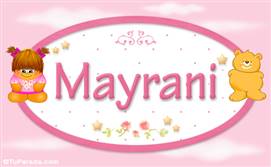 Mayrani - Nombre para bebé