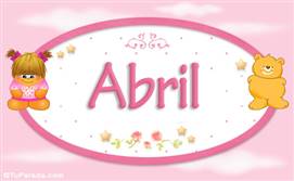 Abril - Nombre para bebé