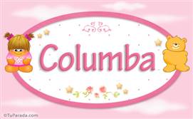 Columba - Nombre para bebé