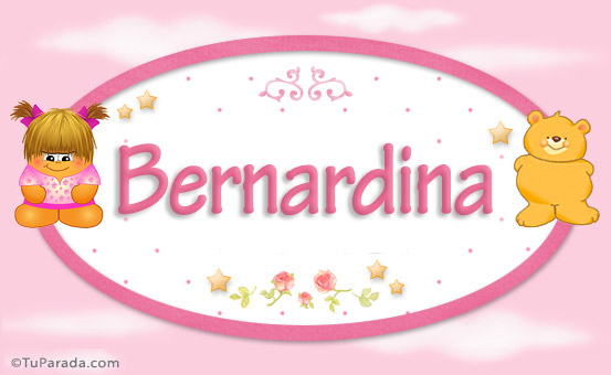 Nombre Bernardina - Nombre para bebé, Imagen Significado de Bernardina - Nombre para bebé