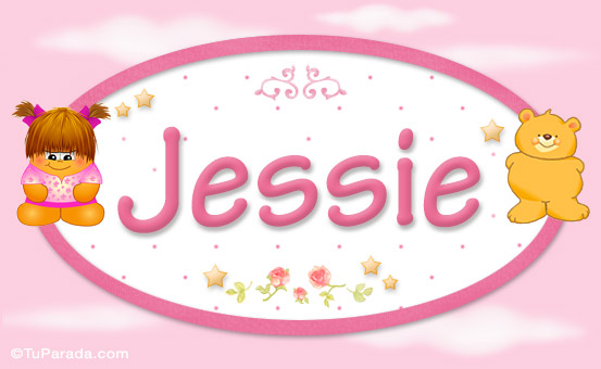 Tarjeta - Jessie - Nombre para bebé