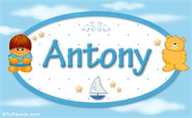 Antony - Nombre para bebé