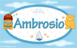 Ambrosio - Nombre para bebé