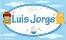 Luis Jorge - Nombre para bebé