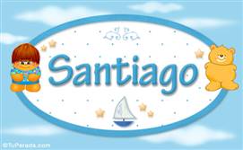 Santiago - Nombre para bebé