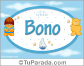 Bono - Nombre para bebé