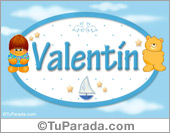 Valentín - Nombre para bebé