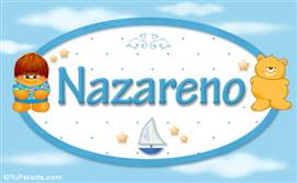 Nazareno - Nombre para bebé