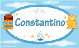 Constantino - Nombre para bebé