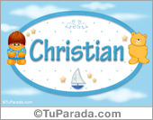 Christian - Nombre para bebé